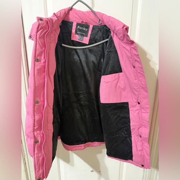 Pink Puffer Jacket - Picture 3 of 3